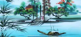 Vietnamese Silk Painting